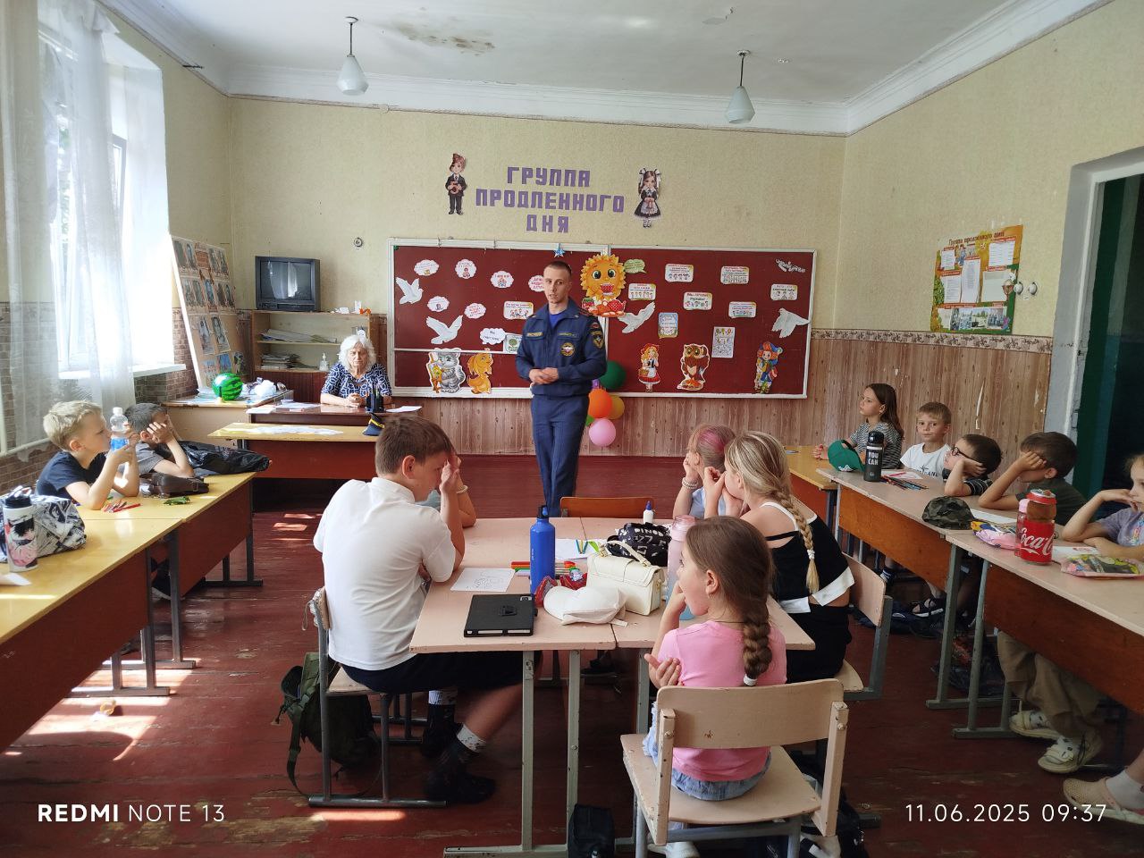 Профилактическая беседа в пришкольном лагере «Солнышко».