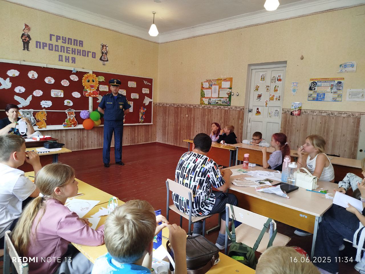 Профилактическая беседа в пришкольном лагере «Солнышко».